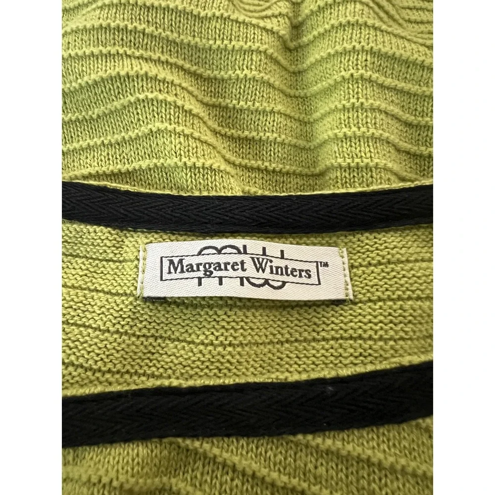 Margaret Winters‎ Size M Top Art Colorful Pocket Long Sleeve Lagenlook Modest